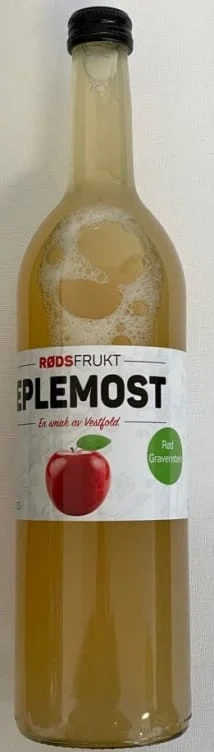 Eplemost Rød Gravenstein 0,75l Rødsfrukt