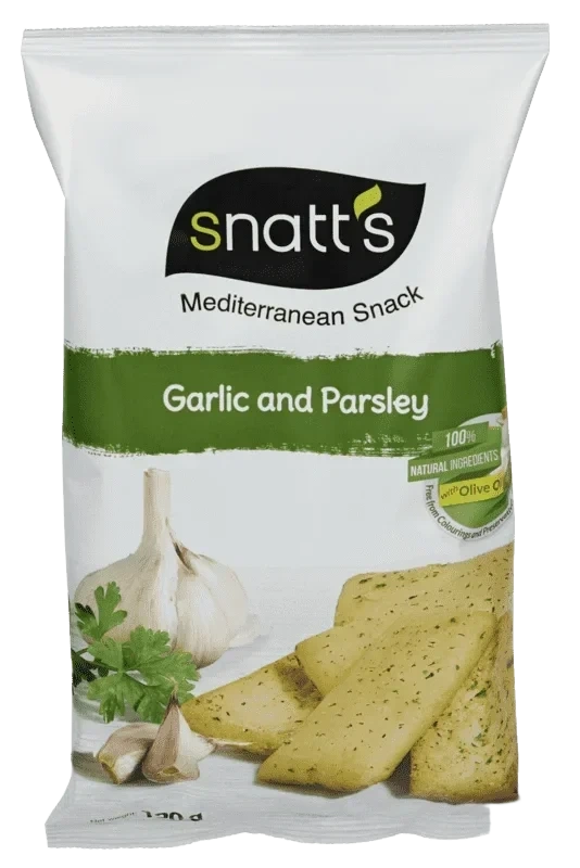 Snatt's Brødsnacks med Hvitløk og Persille 120g