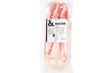 Bacon skivad rulle