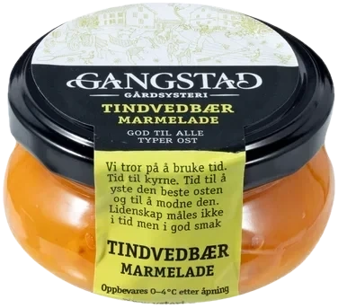 Gangstad Tindvedbær marmelade 100g
