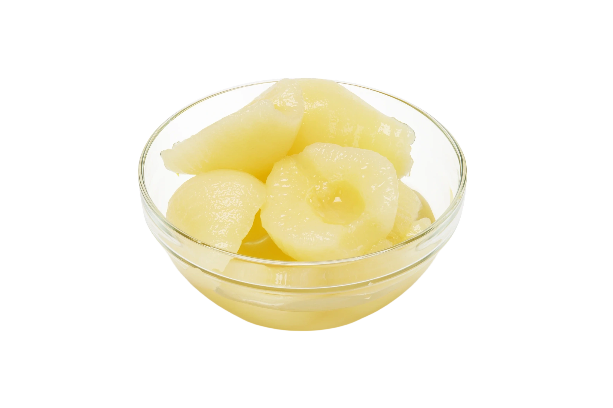 Päronhalvor i juice