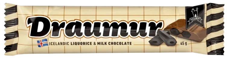 Draumur Lakris&Melkesjokolade 45g