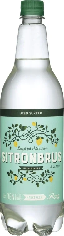 Sitronbrus uten sukker 12x1l