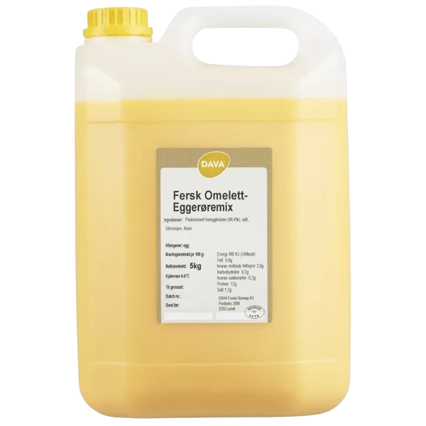 Omelettmix kanne fersk m/egg fra frittgående høner    1x5kg