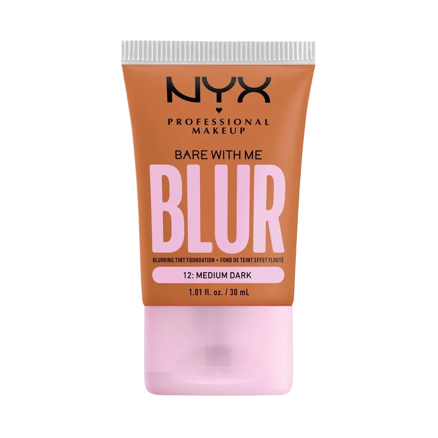 NYX PROFESSIONAL MAKEUP Bare With Me Blur Tint Foundation 12 Medium Dark
