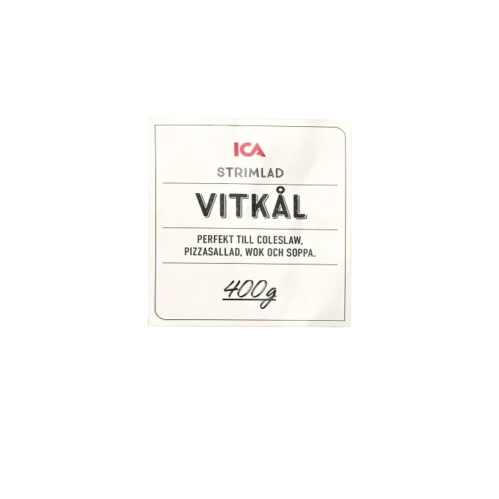 Strimlad Vitkål 400g Klass 1 ICA