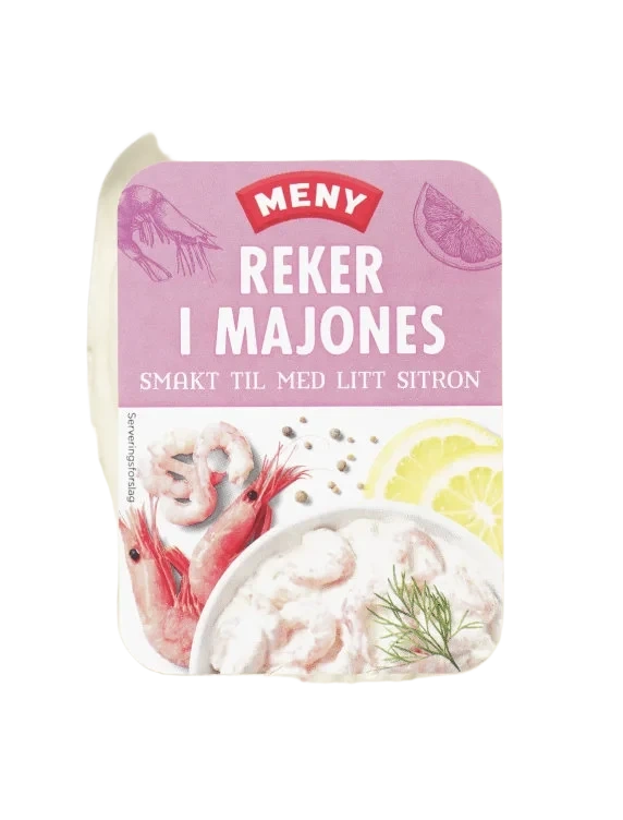 Reker i Majones 200g Meny