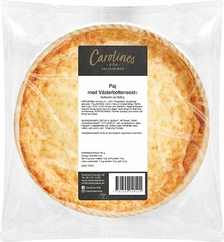 Carolines kök Paj med Västerbottensost®