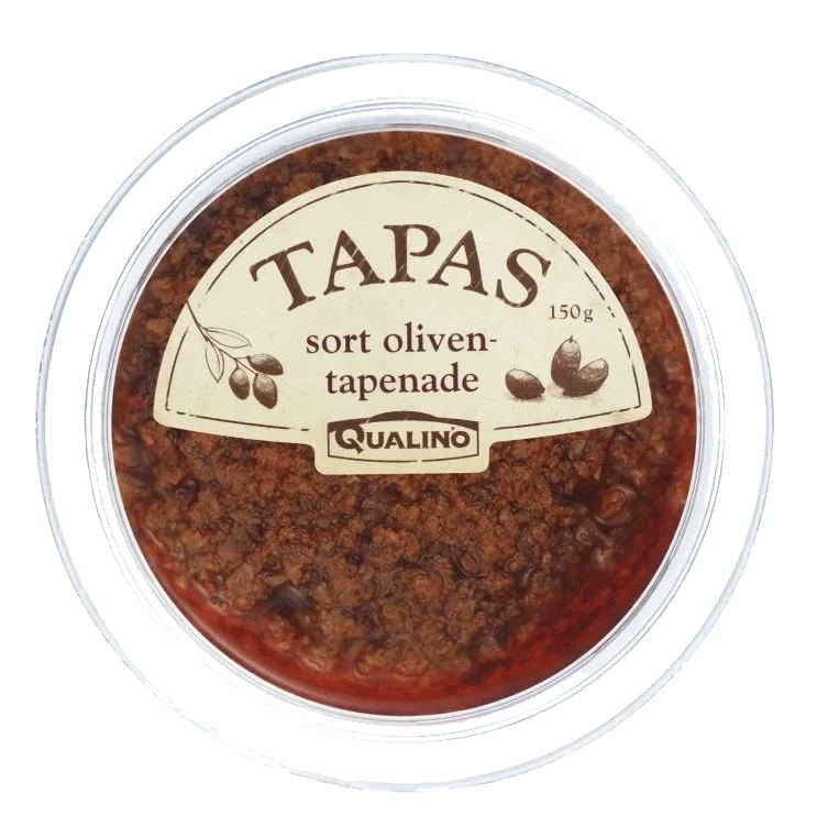 Tapenade Oliven Sort 150g Tapas Qualino