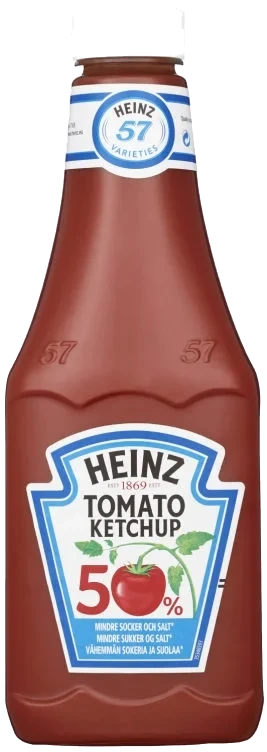 Tomatketchup Less Sugar 960g Heinz