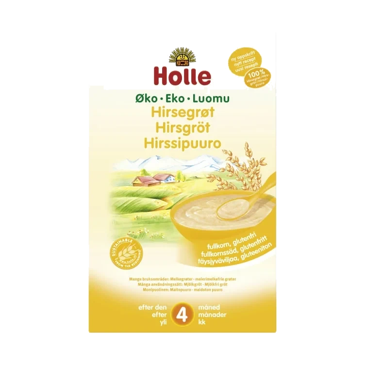 Hirsegrøt Økologisk 4mnd 250g Holle