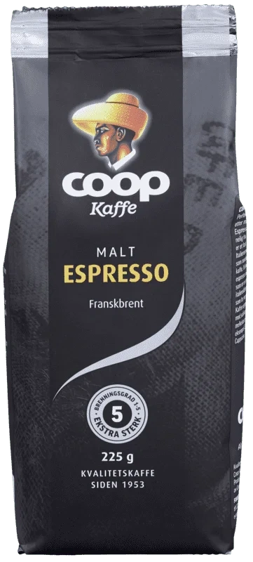 Coop Espressomalt Kaffe 225g