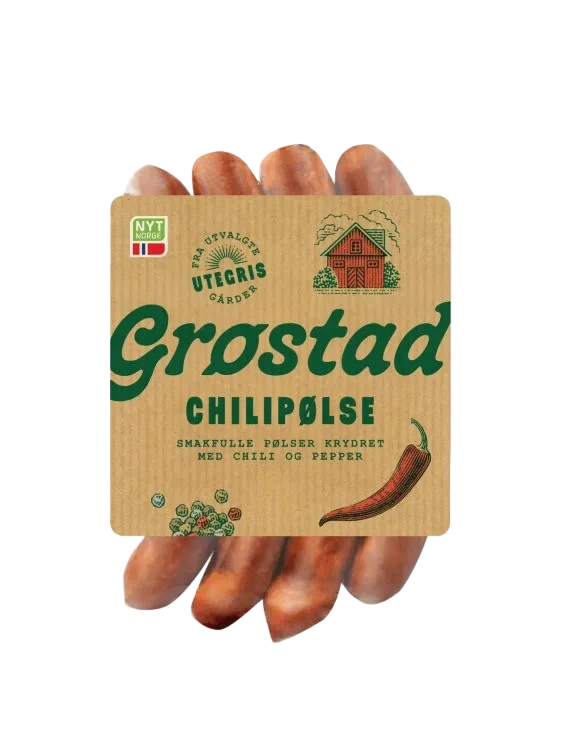 Chilipølse 240g Grøstad