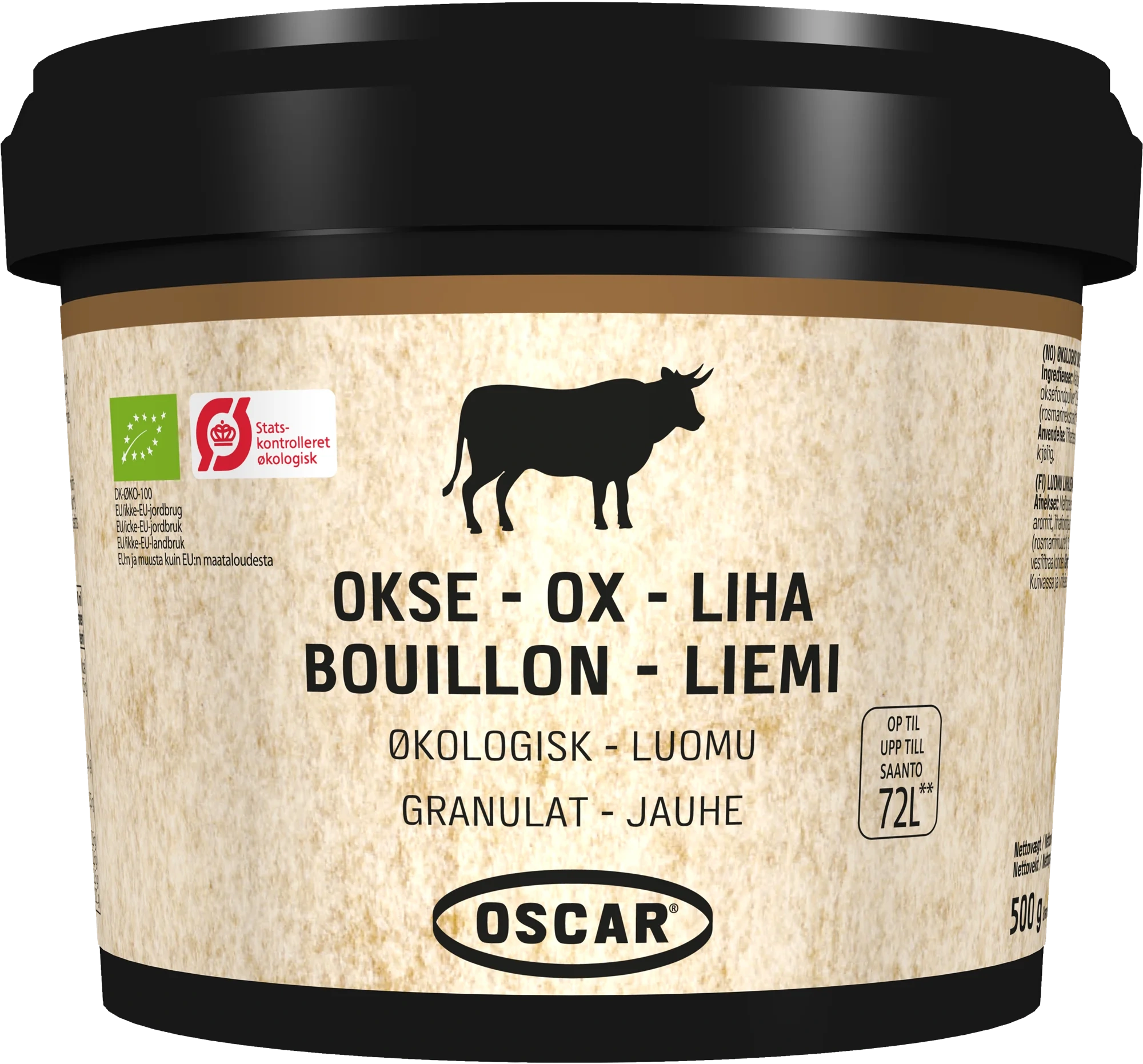 Oxbuljong granulat Ekologisk
