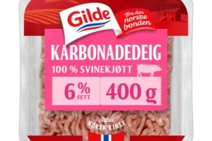 Karbonadedeig Svin uten Salt og Vann 6% 400g
