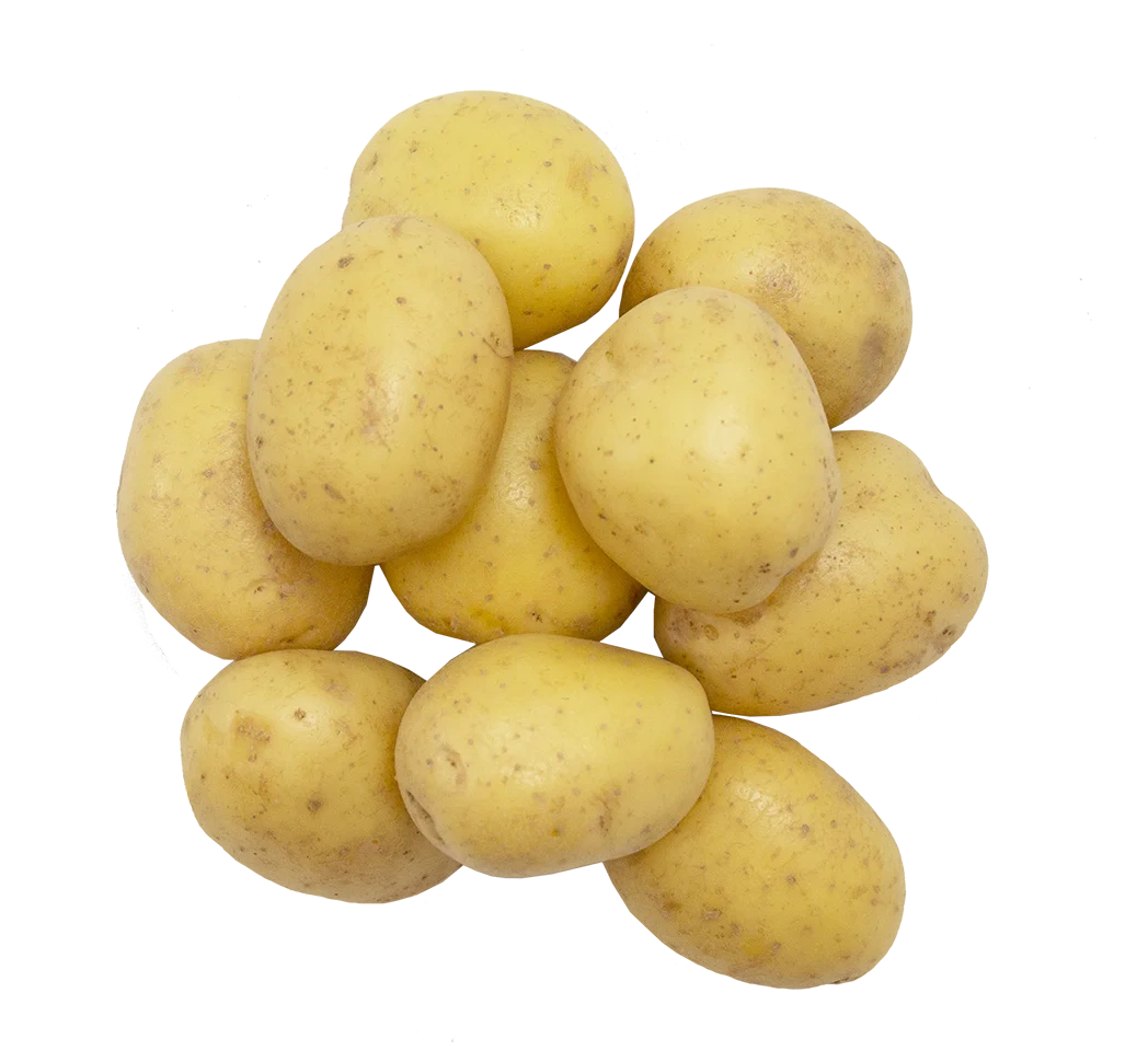 kokt potatis borst