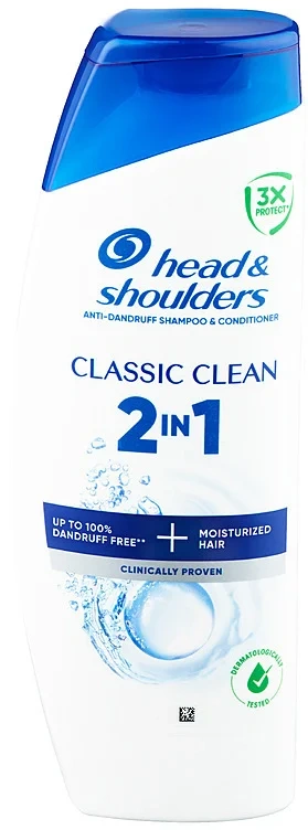Shampoo Classic Clean 2in1 400ml H&S