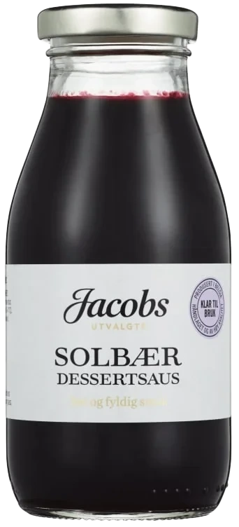 Dessertsaus Solbær 250ml Jacobs Utvalgte