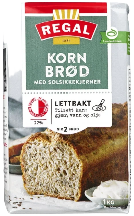 Kornbrød 1kg Regal