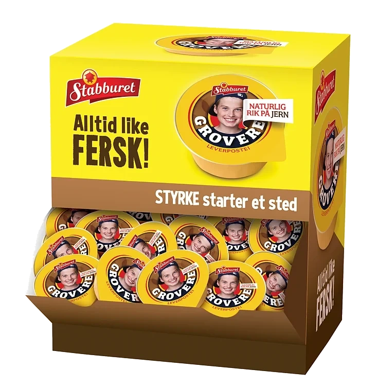 Leverpostei grovere kuvert   70x22g