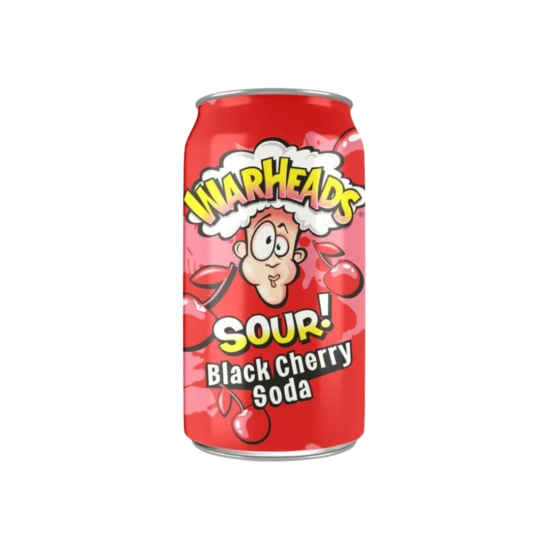 Warheads Sour Black Cherry Soda 330 ml