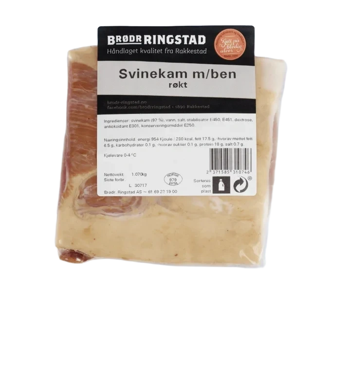 Svinekam m/Ben Røkt Ca1kg Brødr Ringstad