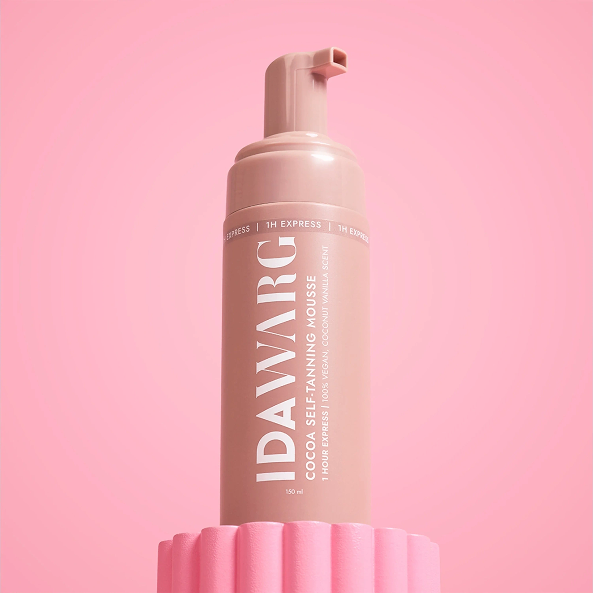 IDA WARG Beauty Cocoa Self-Tanning Mousse 1 Hour Express, 150 ml