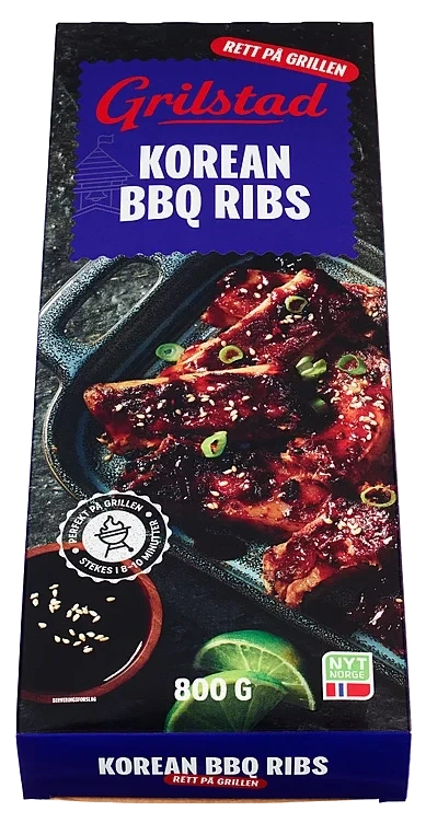 KOREAN BBQ RIBS 800 g Grilstad