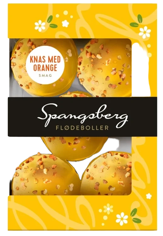 Flødebolle Orange Knas