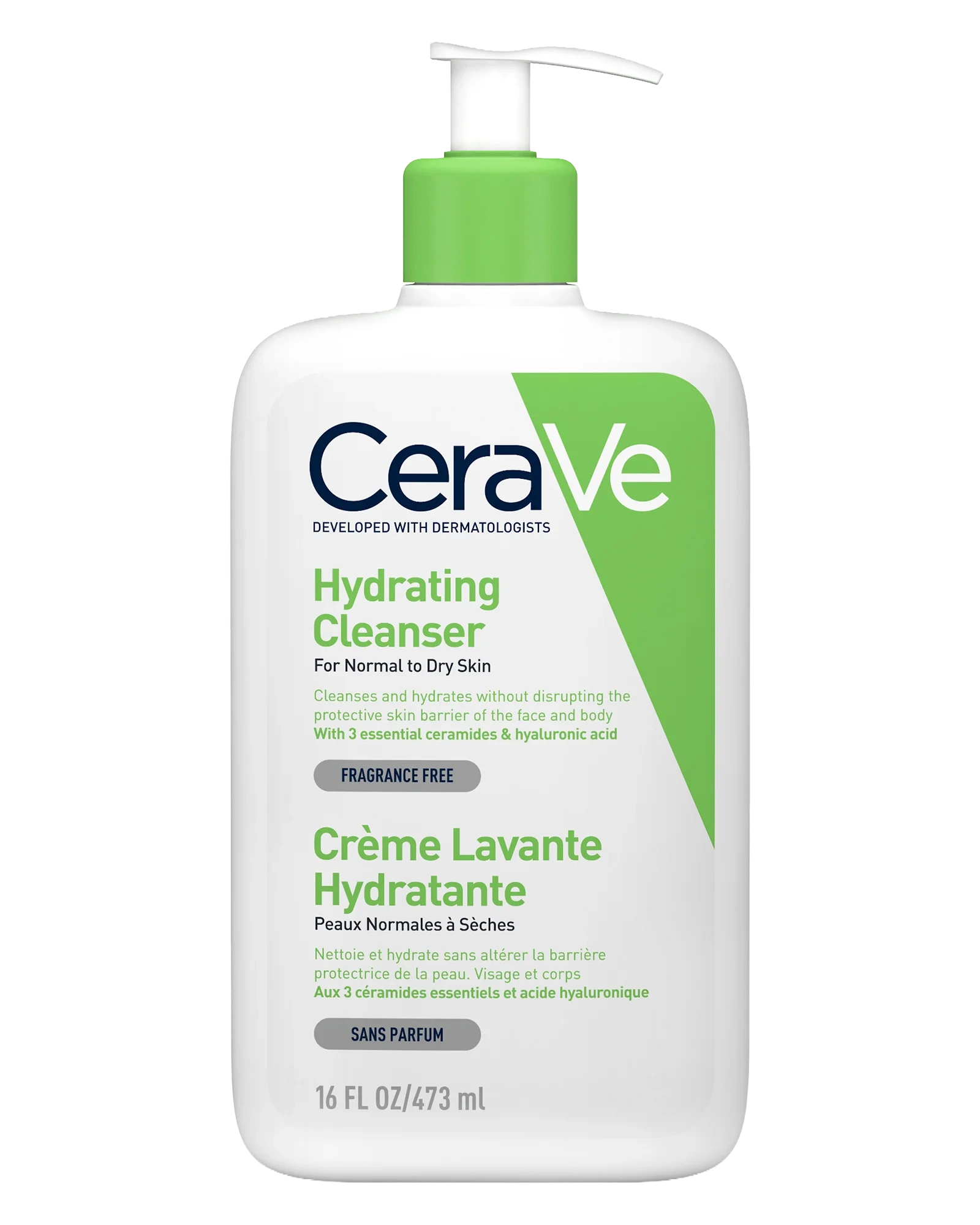 CeraVe Hydrating Cleanser, 473 ml