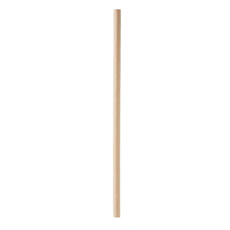 Sugerør papir 8x230mm craft  100stk