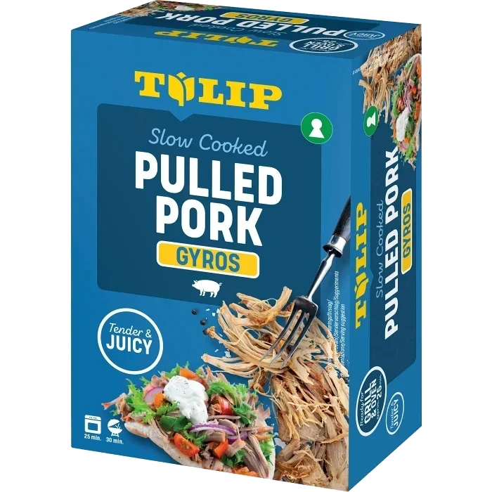 Pulled Pork Färsk Gyros 450g Tulip