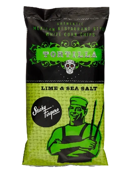 SF Tortilla Chips Lime&Seasalt 150g