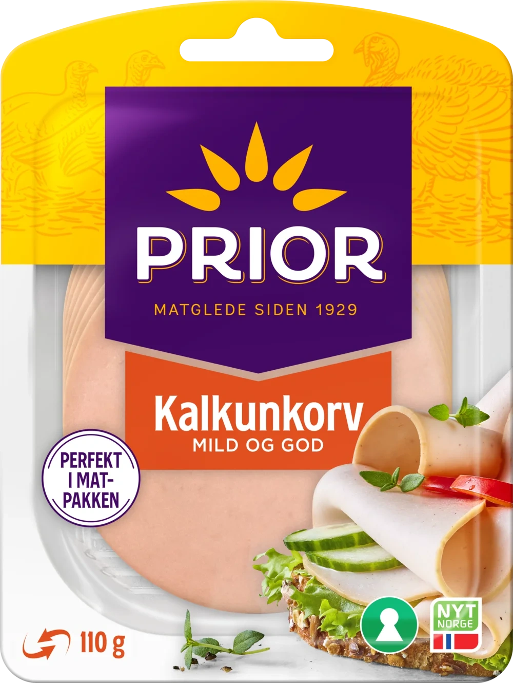 Kalkunkorv Naturell 110g
