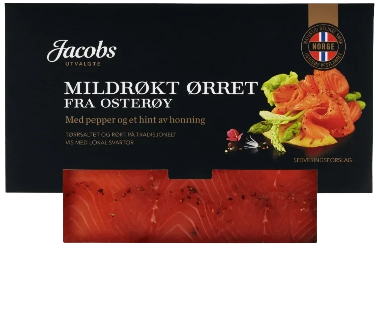 Ørret Røkt Honning&Pepper 100g Jacobs