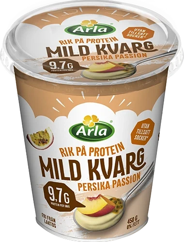 Mild kvarg persika / passion 0.2%
