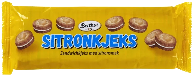 Sitronkjeks 250g Berthas