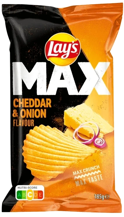 Lay's Max Cheddar & Onion 185g