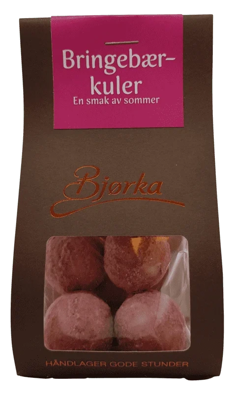 Bjørka Bringebærkuler 61g