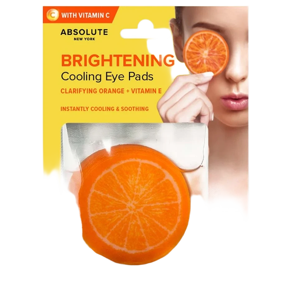 Absolute New York Brightening Eye Pad Orange 16pcs