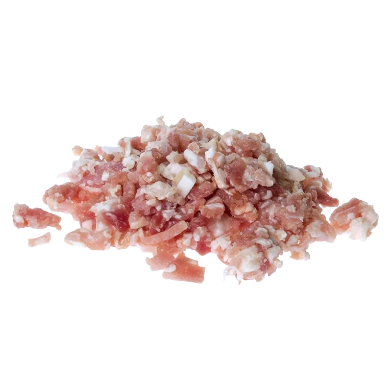Bacon tärnat