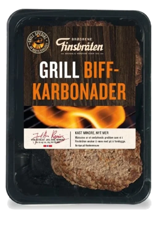 Biffkarbonader Pannestekt 360g Finsbråten