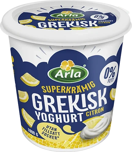 Grekisk yoghurt citron 0%