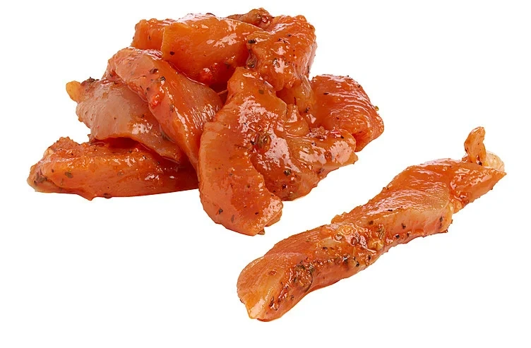 Kyllingfilet, strimlet, kebabmarinert 2kg