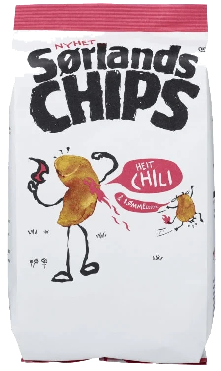 Sørlandschips Chili&Rømme 180g