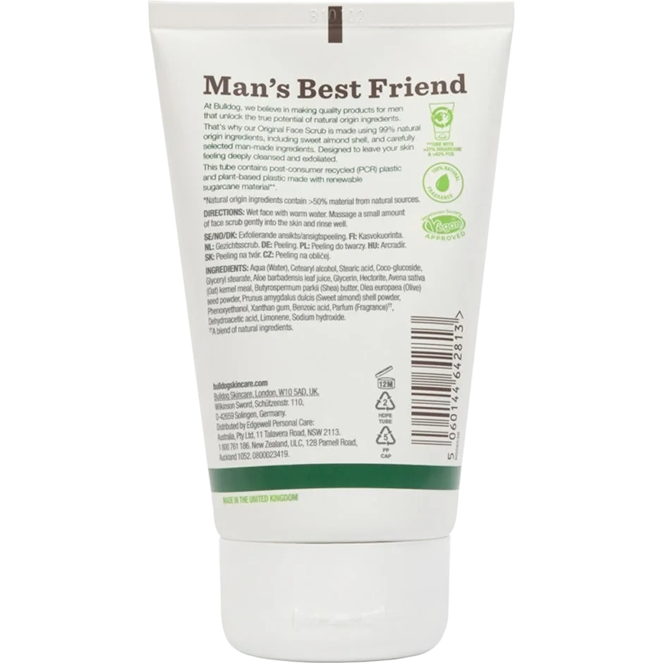 Bulldog Original Face Scrub 125 ml