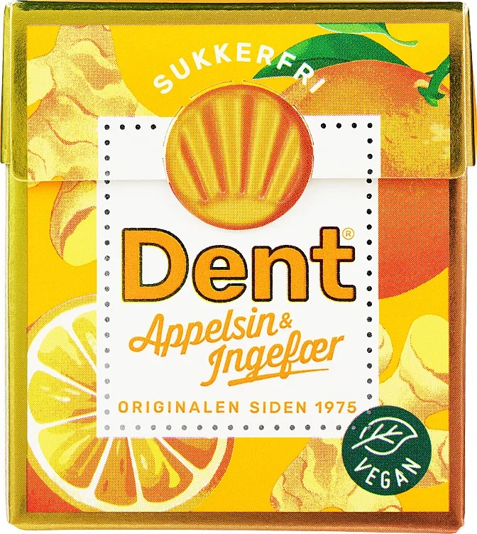 Dent Appelsin&ingefær 24g