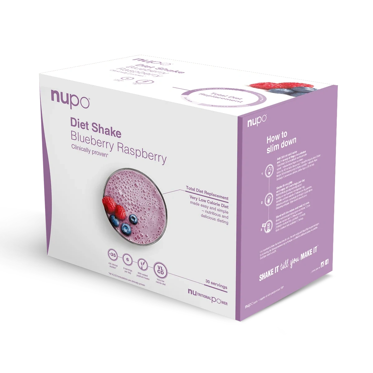 Diet Shake Blueberry Raspberry