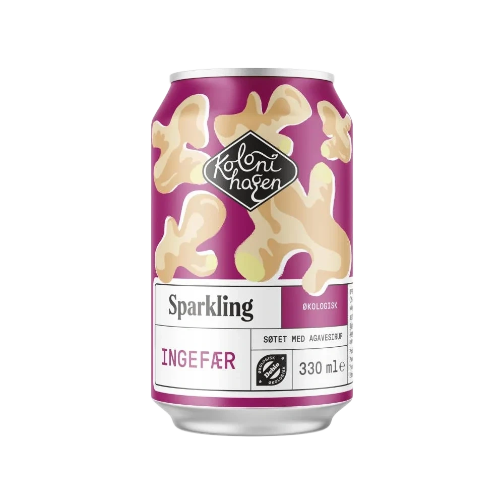 Økologisk Sparkling ingefær