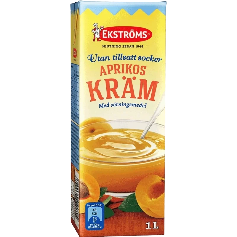 Aprikoskräm Utan Tillsatt Socker